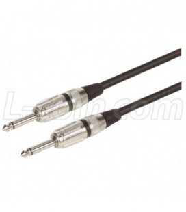 TS Pro Audio Cable Assembly, ¼ Male - ¼ Male, 25.0 ft