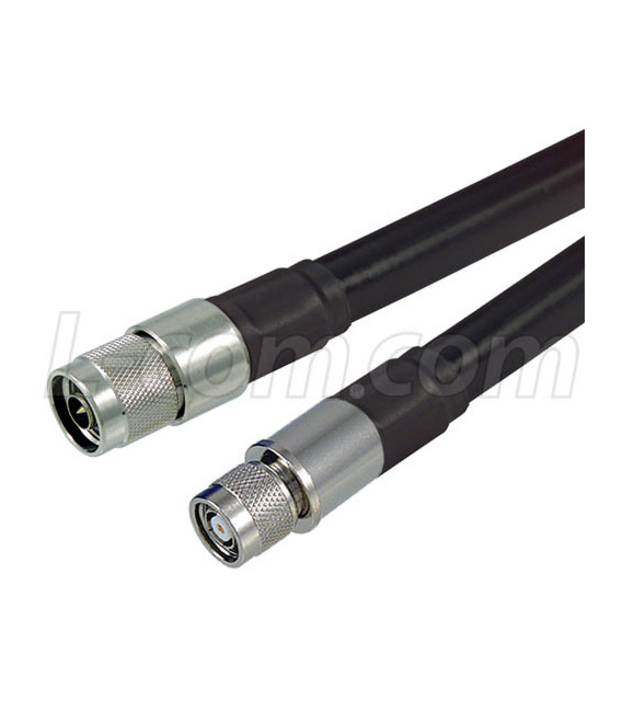 RP-TNC Plug to N-Male 600 Series Assembly 25.0 ft