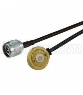 NMO/TAD Mobile Mount to N-Male, Pigtail 2 ft 195-Series