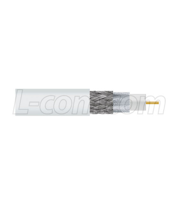 L-com White CA-195RW Coax Cable, By The Foot