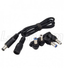DC Power Cable Kit 2.1 / 2.5 mm 18 Inch Cable