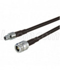 RP-SMA Plug to N-Female, Pigtail 4 ft 195-Series
