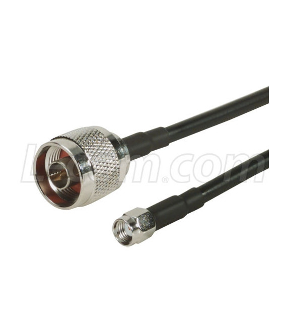 RP-SMA Plug to N-Male 200 Series Assembly 2.0 ft