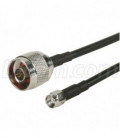 RP-SMA Plug to N-Male 200 Series Assembly 2.0 ft