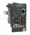 Redundant Module, 100Base-TX RJ45 to Dual 100Base-FX Multimode ST
