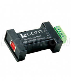 L-com 2 Wire RS485 to USB Converter, Terminal Block Interface