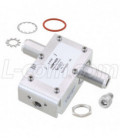 Type N F/F In/Out RF Surge Protector 100MHz - 512MHz 750W IP67 20kA Surge Filter Bracket Toward Body