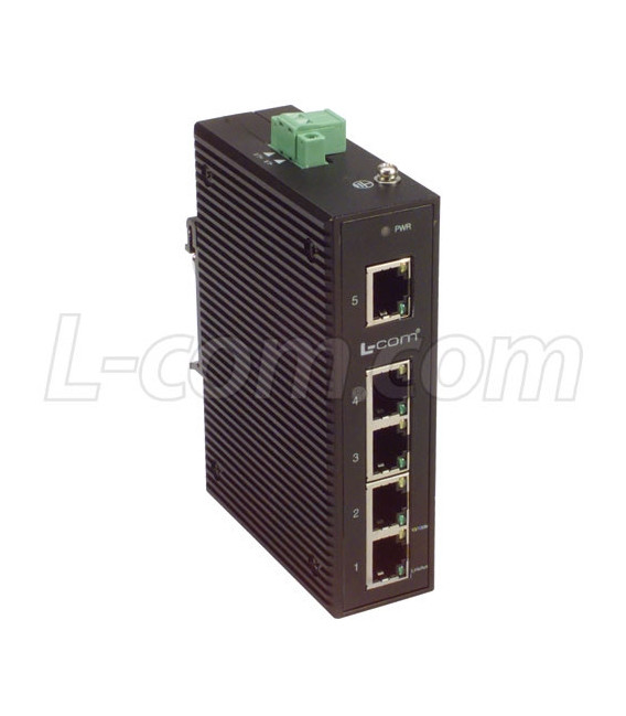 IES-Series 5 Port 10/100TX Industrial Ethernet Switch