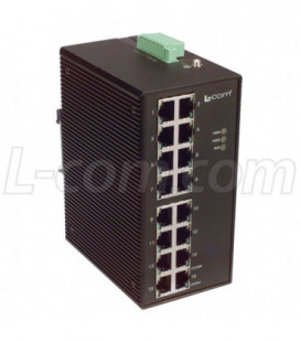 IES-Series 16 Port 10/100TX Industrial Ethernet Switch