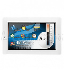 ICP DAS 4.3" Touch Screen PLC Controller with High Resolution TFT Color Touch Screen (RS485)
