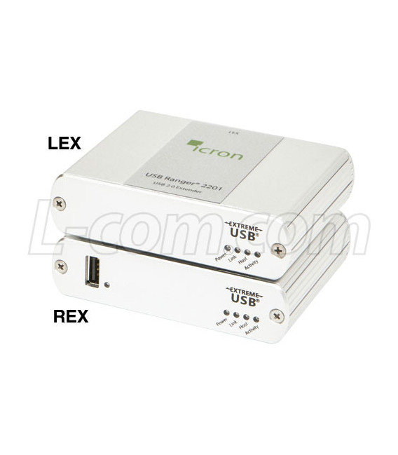Icron USB 2.0 Ranger 2201 1-Port Cat5e (or better) USB Extender (100m Max)