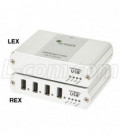 Icron USB 2.0 Ranger 2244 4-Port Singlemode Duplex LC USB Extender System (10km Max)