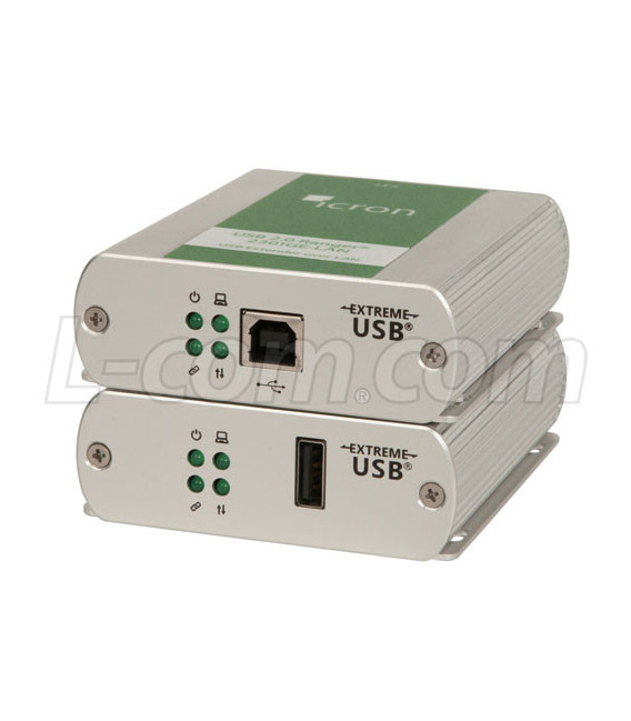 Icron USB 2.0 Ranger 2301 GE LAN, 1-port USB 2.0 Gigabit Ethernet LAN Extender System