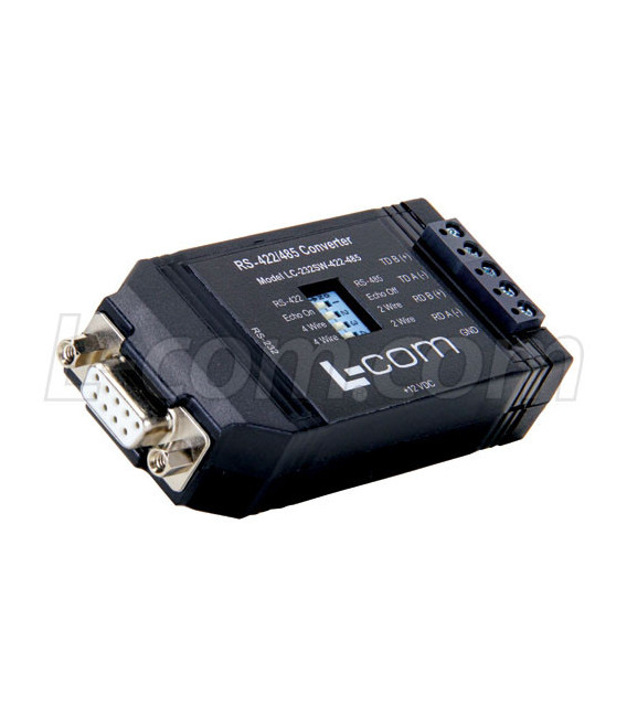 L-com Port Powered RS232 to RS485/422 Converter