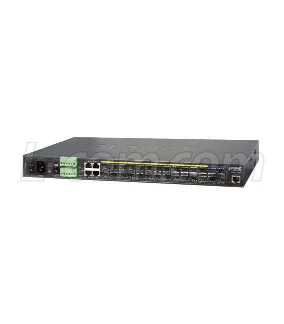 Planet 24 100/1000 SFP Port with 4 10G SFP+ Managed Ethernet Switch