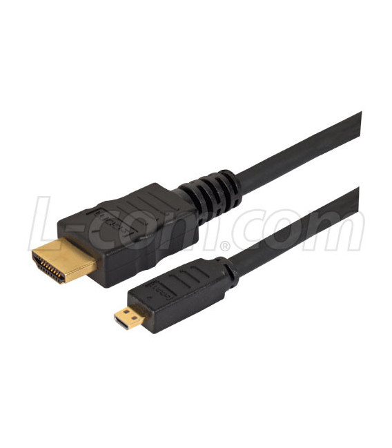Micro HDMI male to HDMI male 1M