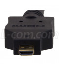 HDMI A Female to HDMI D Male Dongle Cable