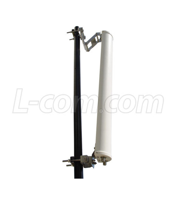 2.4 / 4.9-5.8 GHz Dual Feed Dual Band 180 Degree Sector Panel Antenna