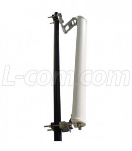 2.4 / 4.9-5.8 GHz Dual Feed Dual Band 180 Degree Sector Panel Antenna