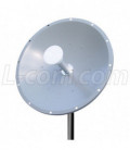 4.9-5.8 GHz 30 dBi Dual Polarity/X-Polarity MIMO Dish Antenna