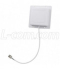 2.4 GHz 8 dBi Flat Patch Antenna - 12in N-Female Connector