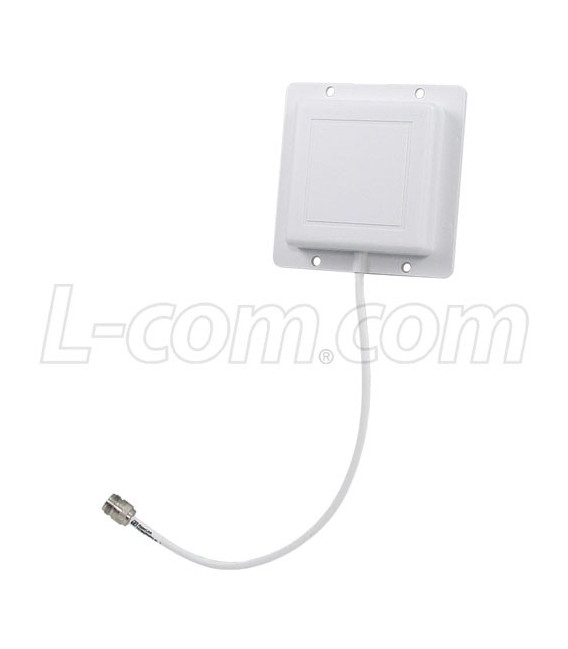 2.4 GHz 8 dBi Flat Patch Antenna - 12in TNC Female Connector