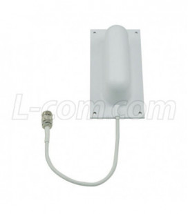 2.4 GHz 5 dBi Patch Wide Angle Antenna 4-ft RP TNC Plug Connector