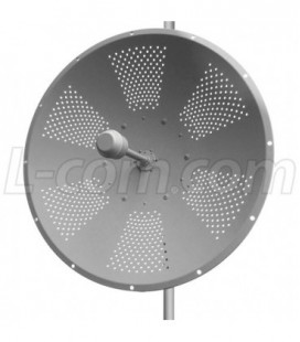 2.4 GHz 25 dBi Dual & X-Polarized/Dual Feed Parabolic Dish Antenna - N-Female Connector