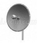 2.4 GHz 22 dBi Dual & X-Polarized/Dual Feed Parabolic Dish Antenna - N-Female Connector