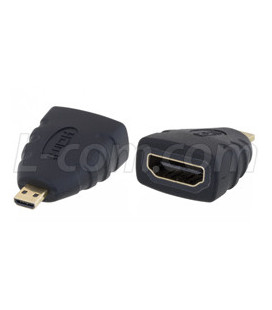 HDMI Type D Male to HDMI Type A Female Adapter