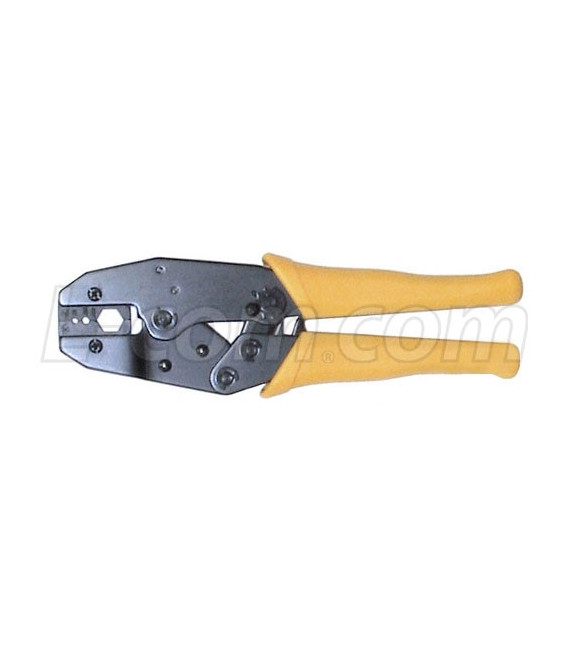 Deluxe Coaxial Crimp Tool with .100", .128" and .429" Hex Die