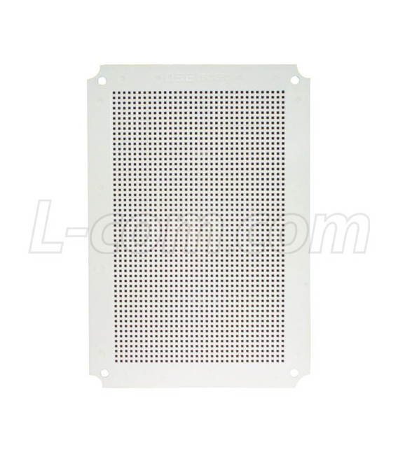 Blank Non-Metallic Universal Mounting Plate for NBE141006 Series Enclosures