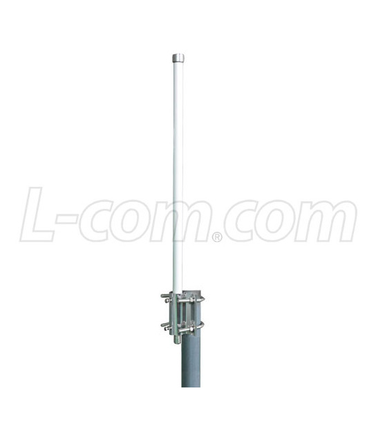 N-Female Connector L-com 4.9-5.8 GHz 9 dBi Omnidirectional Antenna