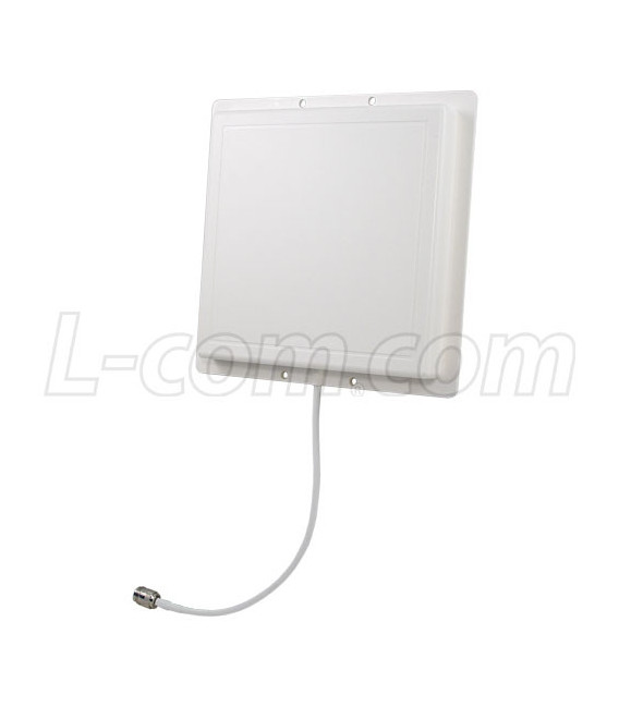 900 MHz 8 dBi LH Circular Polarized Patch Antenna - 4ft N-Male Connector
