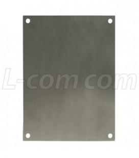 Blank Aluminum Mounting Plate for NB080604 Series Enclosures