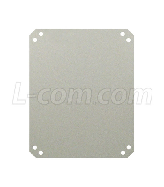 Blank Non-Metallic, Starboard Mounting Plate for NBE141006/NB121005 Series Enclosures