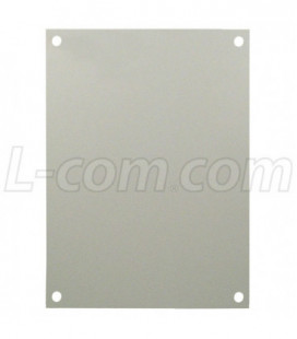 Blank Non-Metallic Starboard Mounting Plate for NB080604 Series Enclosures