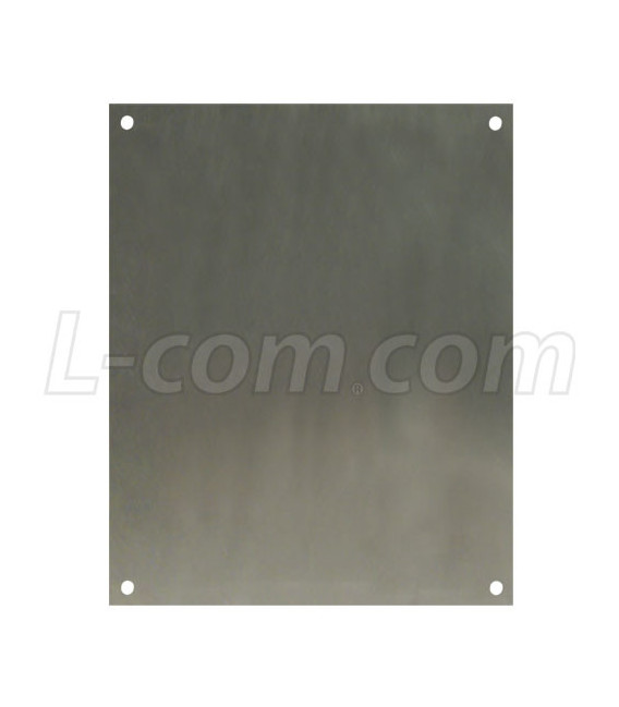 Blank Aluminum Mounting Plate for NB100805 Series Enclosures