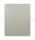 Blank Non-Metallic Starboard Mounting Plate for NB100805 Series Enclosures