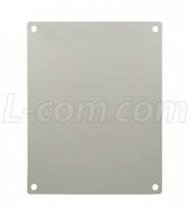 Blank Non-Metallic, Starboard Mounting Plate for NBG241609 Series Enclosures