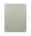 Blank Non-Metallic, Starboard Mounting Plate for NBG241609 Series Enclosures