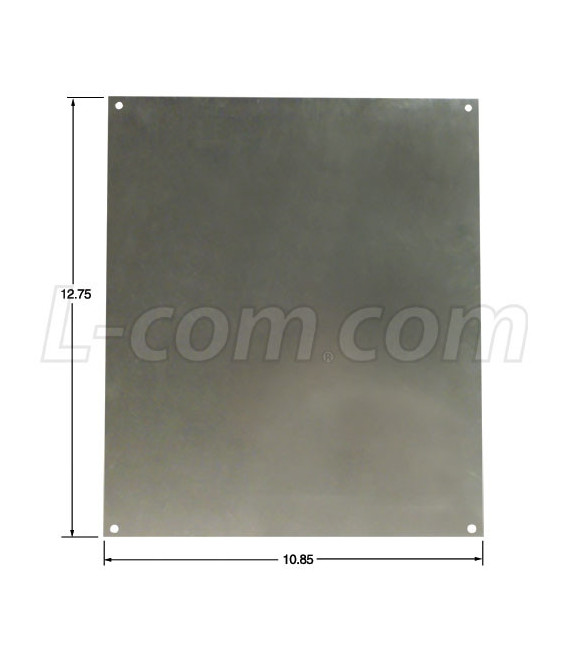 Blank Aluminum Mounting Plate for NB141207 Series Enclosures