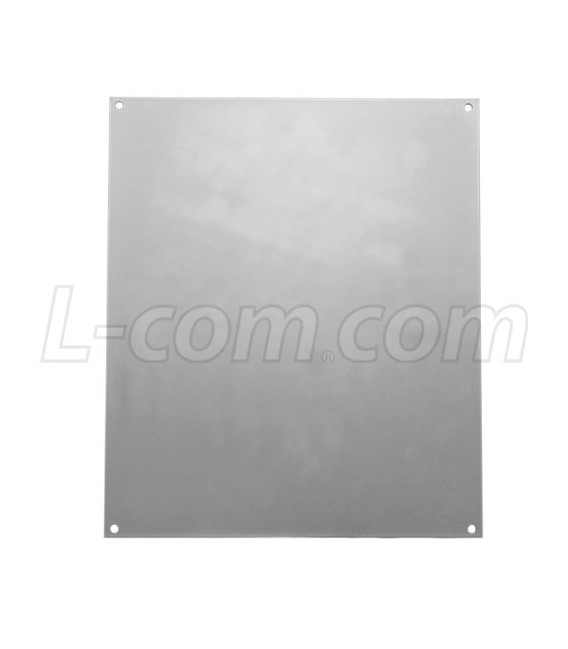 Blank Non-Metallic, Starboard Mounting Plate for NB181608 Series Enclosures