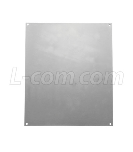 Blank Non-Metallic, Starboard Mounting Plate for NB141207 Series Enclosures