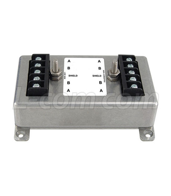 Indoor 3-Stage Lightning Surge Protector for RS-232 Sensors & Control Lines
