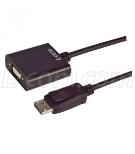 DisplayPort to SVGA Adapter Cable, 8.45" Long