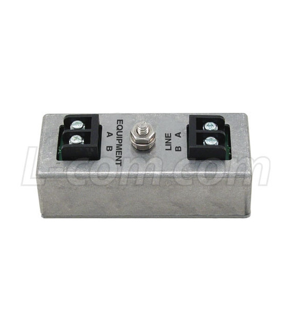 Indoor DIN Mount 3-Stage Lightning Surge Protector for RS-485 Lines