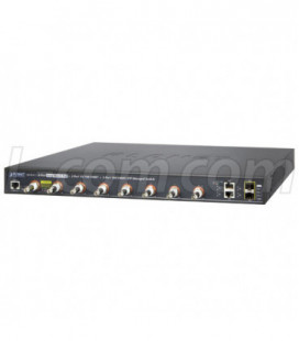 8-Port Long Reach PoE over Coax Managed Switch