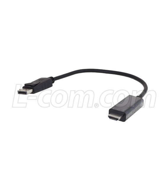 HDMI male to Displayport male Dongle