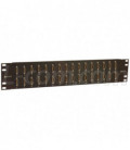 3.50" x 19" HDMI Patch Panel, 32 HDMI Female / Female Couplers